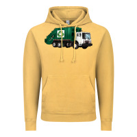 Vintage Mustard recycle truck Vintage Hoodie - Artiststas