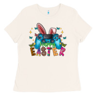 Bone Happy Easter Gamer Ladies Tee - CowhideDigitalArt