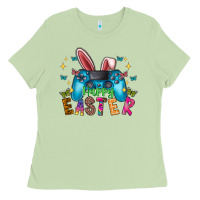 Matcha Happy Easter Gamer Ladies Tee - CowhideDigitalArt