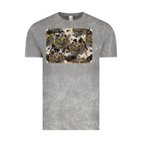 Cloud Rock Longhorn Pattern Vintage Tee - CowhideDigitalArt
