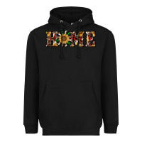 Black christmas home with windmill Heavyweight Hoodie - RanaPortraitStore