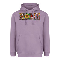 Lavender christmas home with windmill Heavyweight Hoodie - RanaPortraitStore