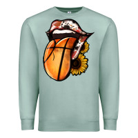 Seafoam Basketball Tongue Premium Sweatshirt - Jasminsmagicworld