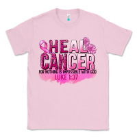 Bubblegum Pink Heal Cancer for nothing is impossible Classic Tee - FaDigitalArtStudio