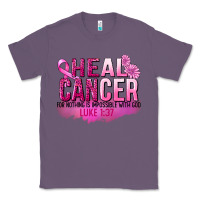 Lavender Heal Cancer for nothing is impossible Classic Tee - FaDigitalArtStudio