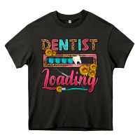 Asphalt Dentist Loading With Coffee Mug Heavy Core Tee - FaDigitalArtStudio