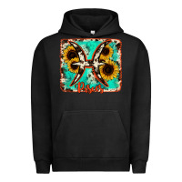Pigment Black pisces turquoise cowhide Urban Hoodie - RanaPortraitStore