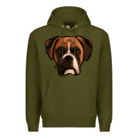 Army Green Boxer Premium Hoodie - Jasminsmagicworld
