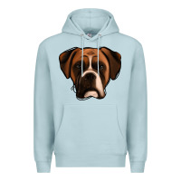 Blue Mist Boxer Premium Hoodie - Jasminsmagicworld