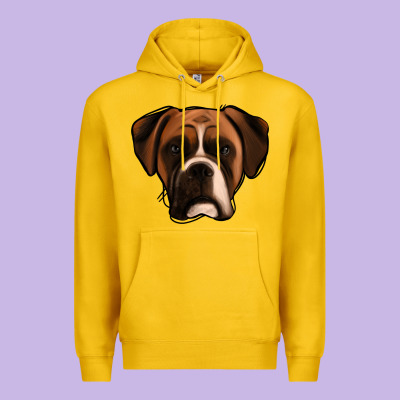 Boxer Premium Hoodie Designed By Jasminsmagicworld