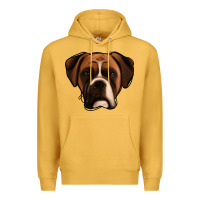 Mustard Boxer Premium Hoodie - Jasminsmagicworld
