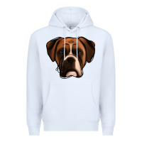 White Boxer Premium Hoodie - Jasminsmagicworld
