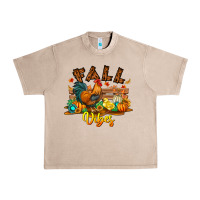French Oak Fall Vibes Urban Heavy Tee - CowhideDigitalArt