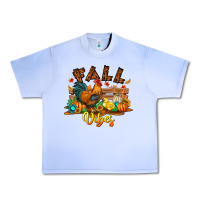 Grape Ice Fall Vibes Urban Heavy Tee - CowhideDigitalArt