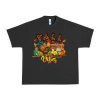 Pigment Black Fall Vibes Urban Heavy Tee - CowhideDigitalArt