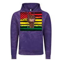 Cloud Purple Juneteenth American flag Vintage Hoodie - Artiststas