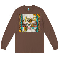 Chestnut Western Blessed Mom Baby Calf Long Sleeve Tee - LillyAllenDesigns