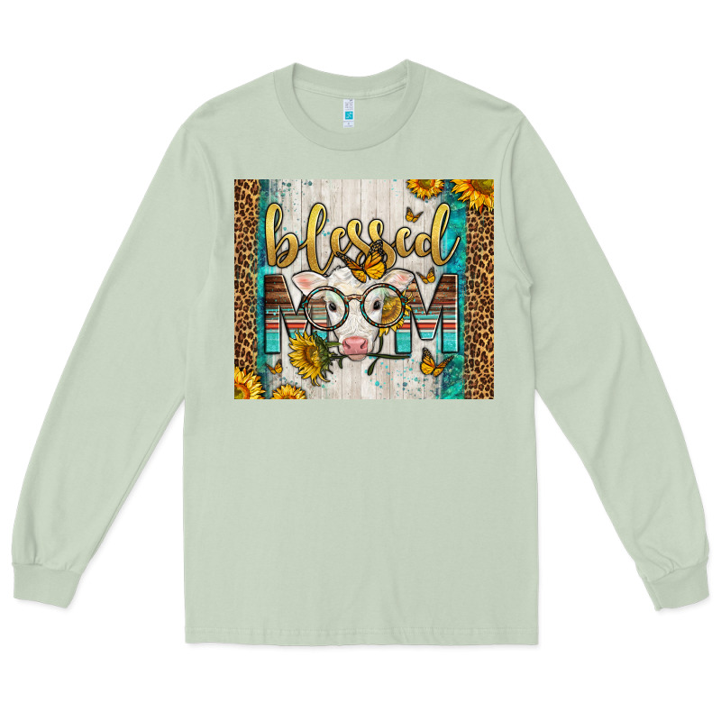 Western Blessed Mom Baby Calf Long Sleeve Tee by LillyAllenDesigns | Teevron