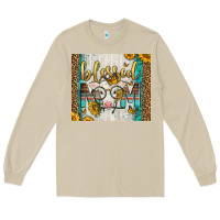 Mushroom Western Blessed Mom Baby Calf Long Sleeve Tee - LillyAllenDesigns