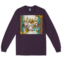 Plum Western Blessed Mom Baby Calf Long Sleeve Tee - LillyAllenDesigns