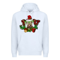 White christmas joy cow Premium Hoodie - BarkalooDesign