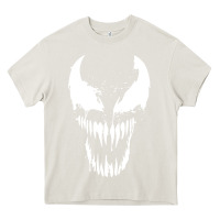 Cream venom classic Heavy Core Tee - DesigneFamous