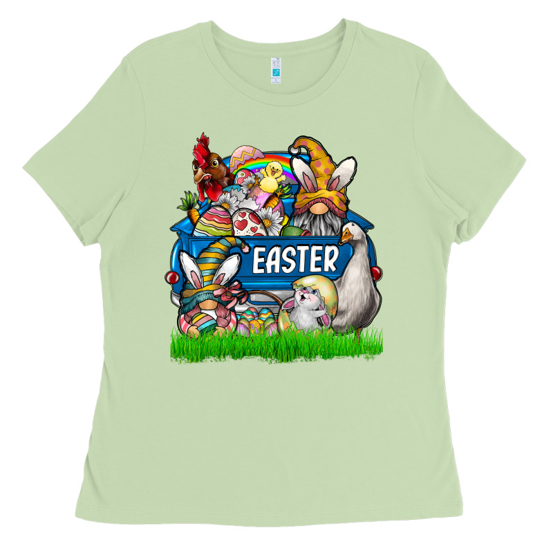 Easter Truck Ladies Tee by CowhideDigitalArt | Teevron