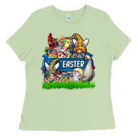 Matcha Easter truck Ladies Tee - CowhideDigitalArt