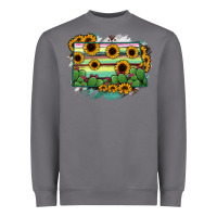 Storm North Dakota State Map Heavyweight Sweatshirt - RanaPortraitStore