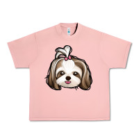 Salmon shih tzu Urban Heavy Tee - Jasminsmagicworld