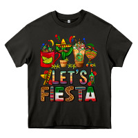 Asphalt Let's Fiesta Mexico Coffee Cups With Cactus Heavy Core Tee - FaDigitalArtStudio
