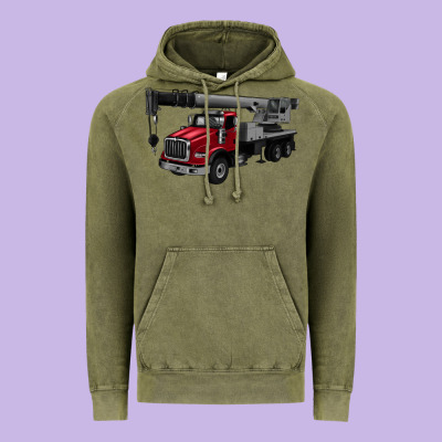 Crane Truck Vintage Hoodie Designed By Artiststas