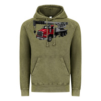 Vintage Olive crane truck Vintage Hoodie - Artiststas