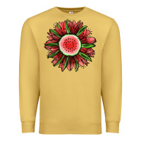 Antique Gold Watermelon Sunflower Premium Sweatshirt - Jasminsmagicworld