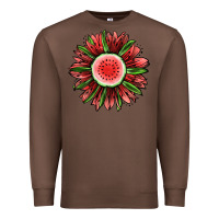 Chestnut Watermelon Sunflower Premium Sweatshirt - Jasminsmagicworld