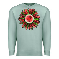 Seafoam Watermelon Sunflower Premium Sweatshirt - Jasminsmagicworld