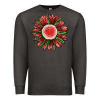 Smoke Watermelon Sunflower Premium Sweatshirt - Jasminsmagicworld