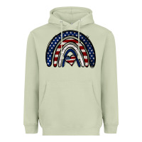 Matcha USA American Flag Rainbow Heavyweight Hoodie - Jasminsmagicworld