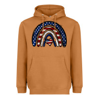Meerkat USA American Flag Rainbow Heavyweight Hoodie - Jasminsmagicworld