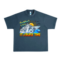 Midnight Navy Countdown Is Over It's Cruise Time Urban Heavy Tee - CowhideDigitalArt