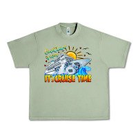 Oil Green Countdown Is Over It's Cruise Time Urban Heavy Tee - CowhideDigitalArt