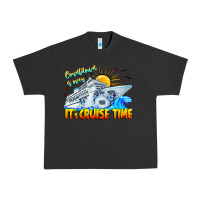 Pigment Black Countdown Is Over It's Cruise Time Urban Heavy Tee - CowhideDigitalArt