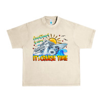 Sandshell Countdown Is Over It's Cruise Time Urban Heavy Tee - CowhideDigitalArt