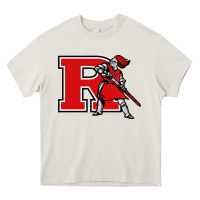 Cream scarlet knights 2 (rutgers) Heavy Core Tee - DesigneFamous