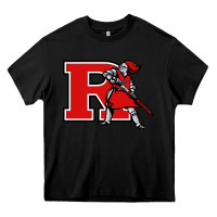 Black scarlet knights 2 (rutgers) Heavy Core Tee - DesigneFamous