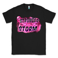 Black Stronger than the storm Classic Tee - FaDigitalArtStudio