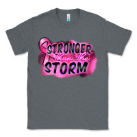 Charcoal Heather Stronger than the storm Classic Tee - FaDigitalArtStudio