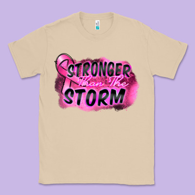 Stronger Than The Storm Classic Tee Designed By Fadigitalartstudio