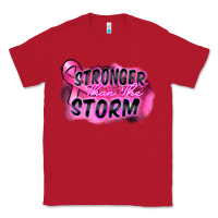 Red Stronger than the storm Classic Tee - FaDigitalArtStudio