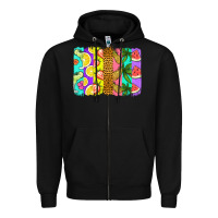 Black summer brushstroke Zipper Hoodie - Jasminsmagicworld